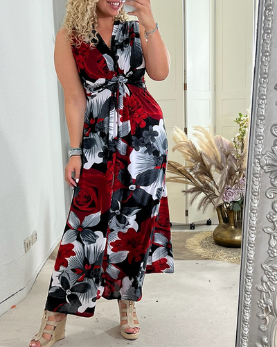 Sacha - Elegante Maxi Jurk Zomer