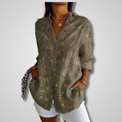 Melle - Elegante Vintage Blouse