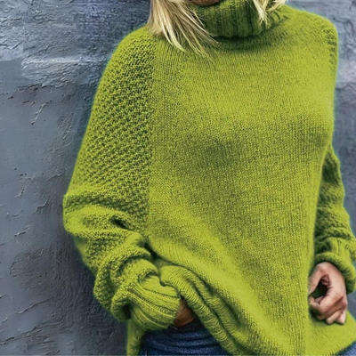Angela - Effen Groene Coltrui