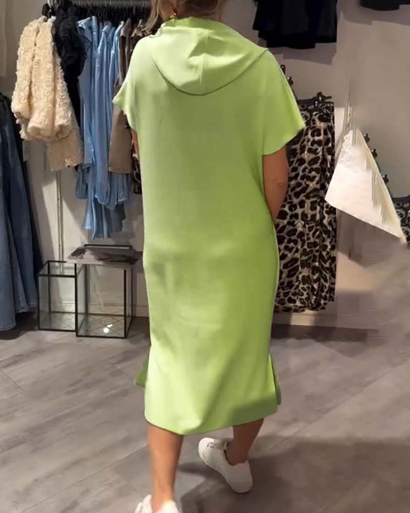 Saskia - Casual Hoodie Dress