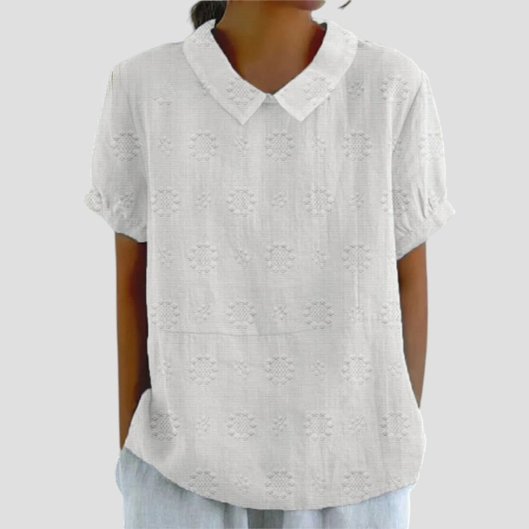 Sienna - Gemengde Print Blouse