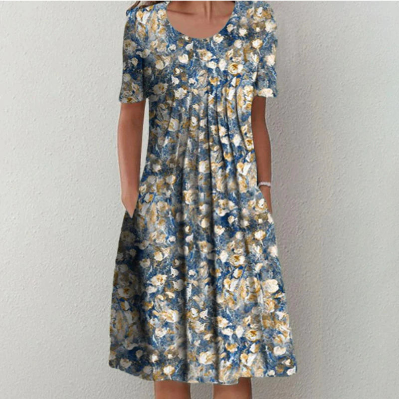 Celeste - Elegante Bloomen Jurk