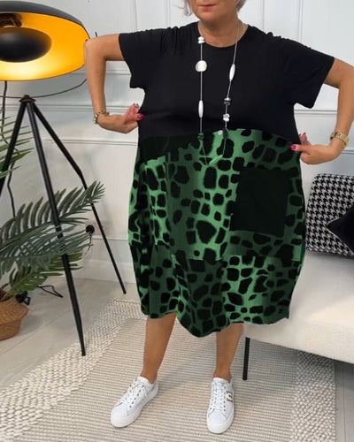 Cassandra - Moeiteloze Elegante Midi-jurk