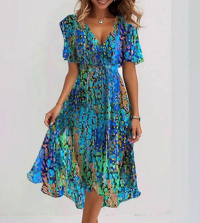 Laine - Elegante Midi Jurk