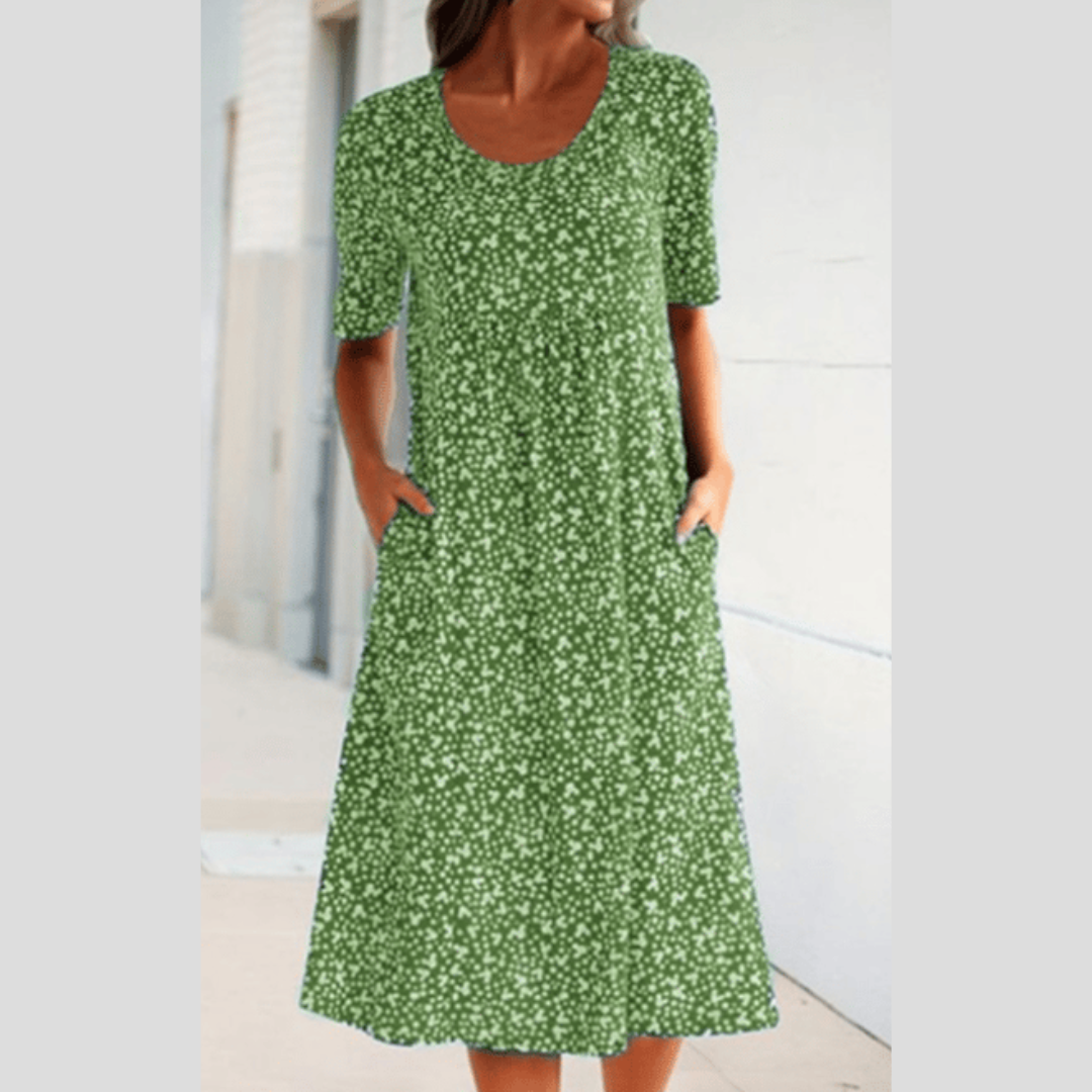 Lilo - Bloemen Midi Jurk