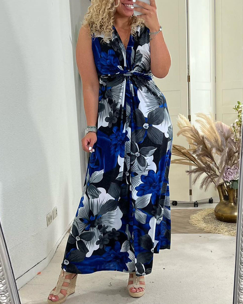 Sacha - Elegante Maxi Jurk Zomer