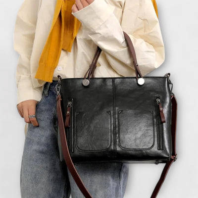 Serenya - Elegante en Ruime Leren Tas