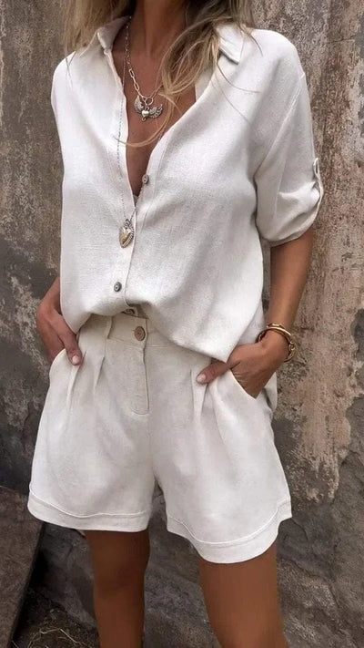 Rivia - Lichte Linnen Set