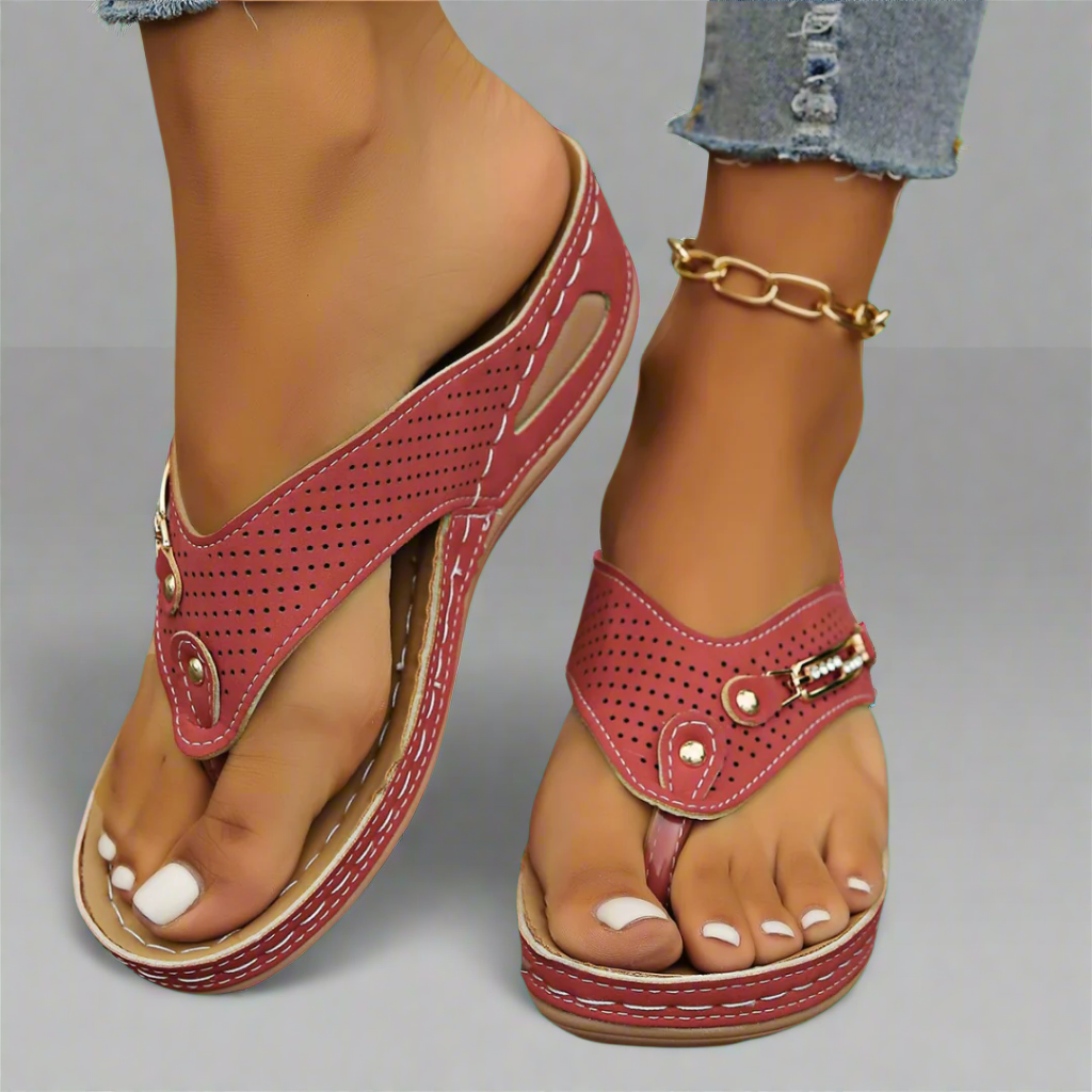 Mira - Stijlvolle Retro Sandalen