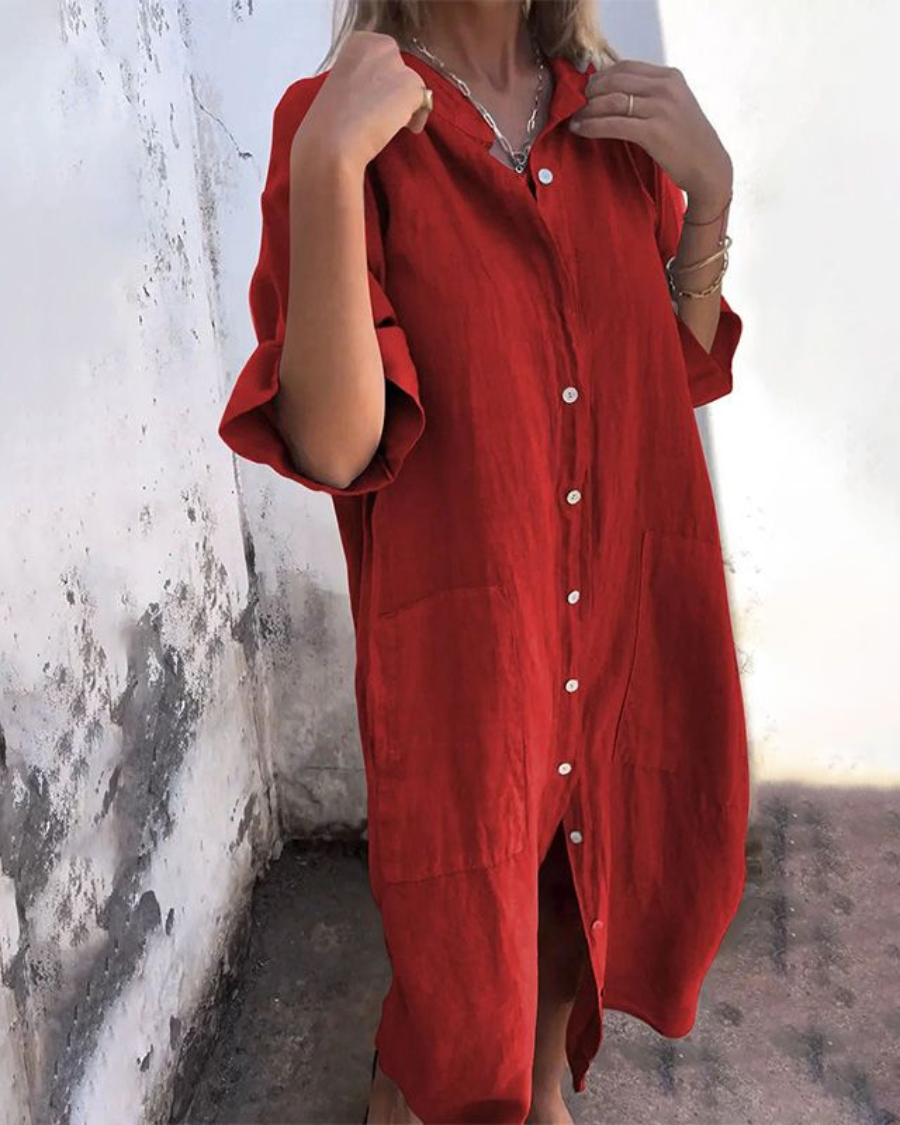 Melanie - Casual Hemdjurk Ibiza-Stijl