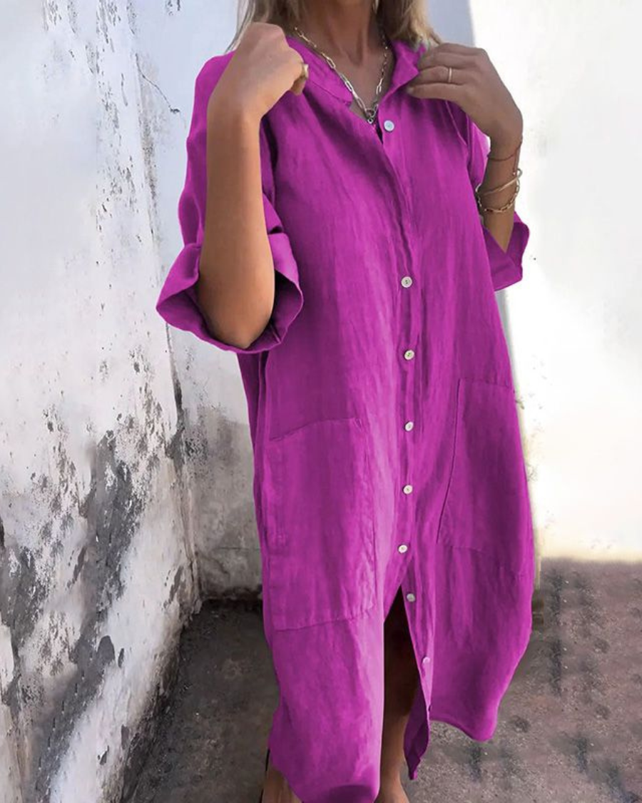 Melanie - Casual Hemdjurk Ibiza-Stijl