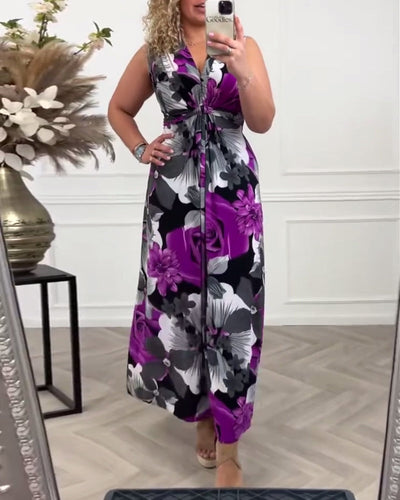 Sacha - Elegante Maxi Jurk Zomer