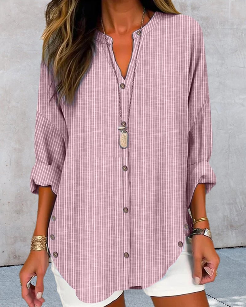 Valerié - Chic Gestreepte Top