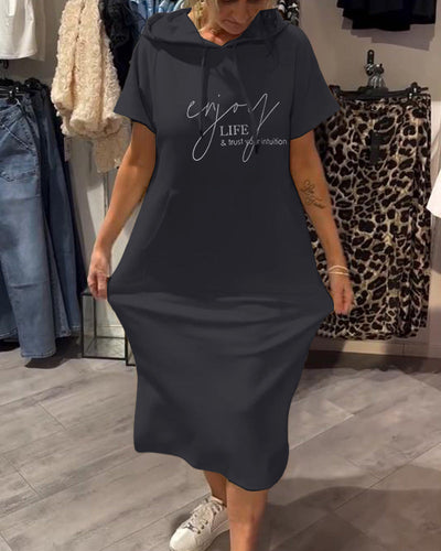Saskia - Casual Hoodie Dress
