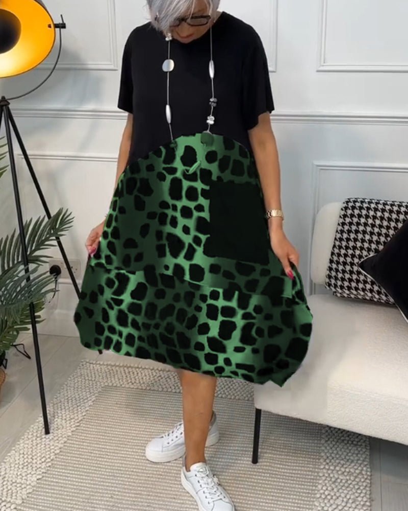Cassandra - Moeiteloze Elegante Midi-jurk