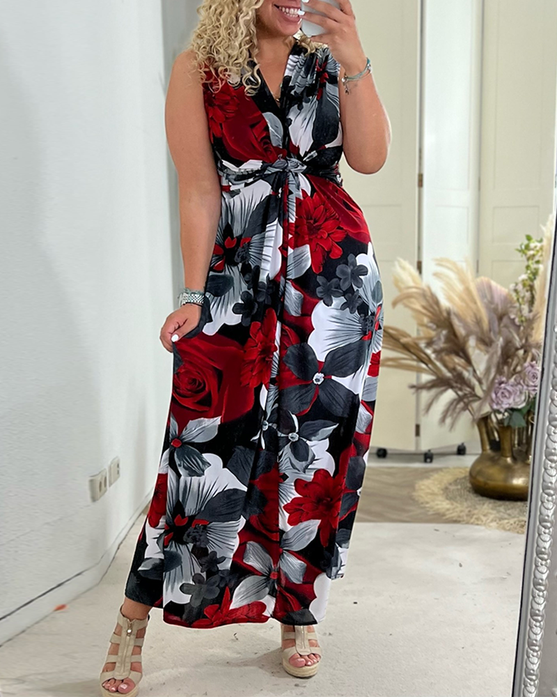 Sacha - Elegante Maxi Jurk Zomer