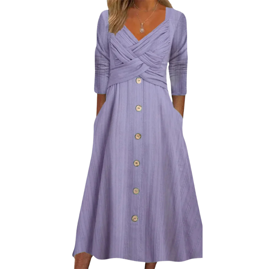 Ella - Elegante Jurk met Buikbedekking
