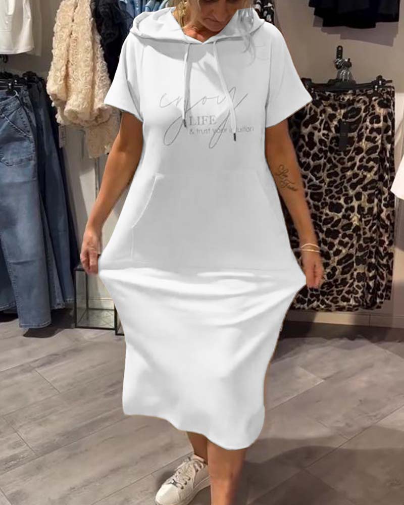 Saskia - Casual Hoodie Dress