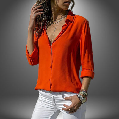 Valeria - Klassieke Blouse met Knopen