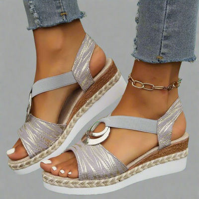 Dahlia - Stijlvolle Wedge-Sandalen