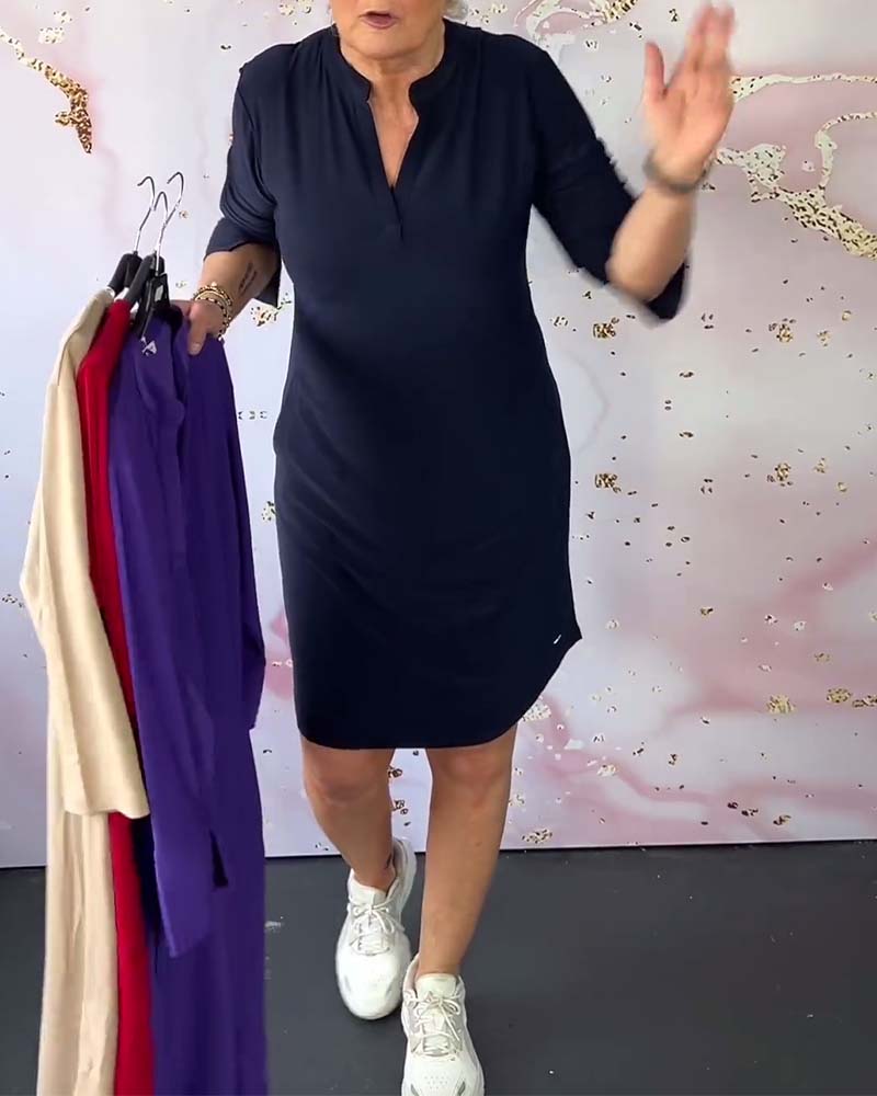 Hanlyn - Elegante Minimalistische Jurk