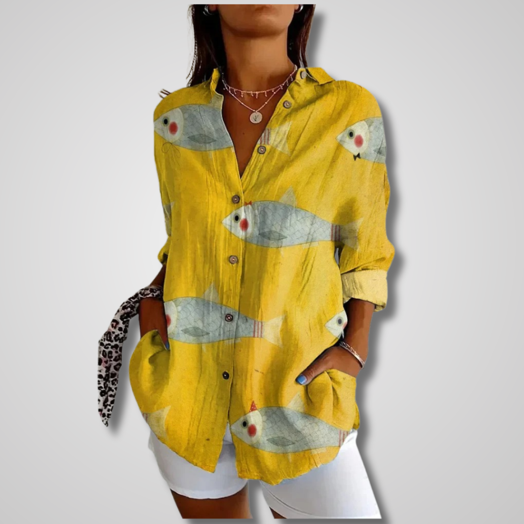 Melle - Elegante Vintage Blouse
