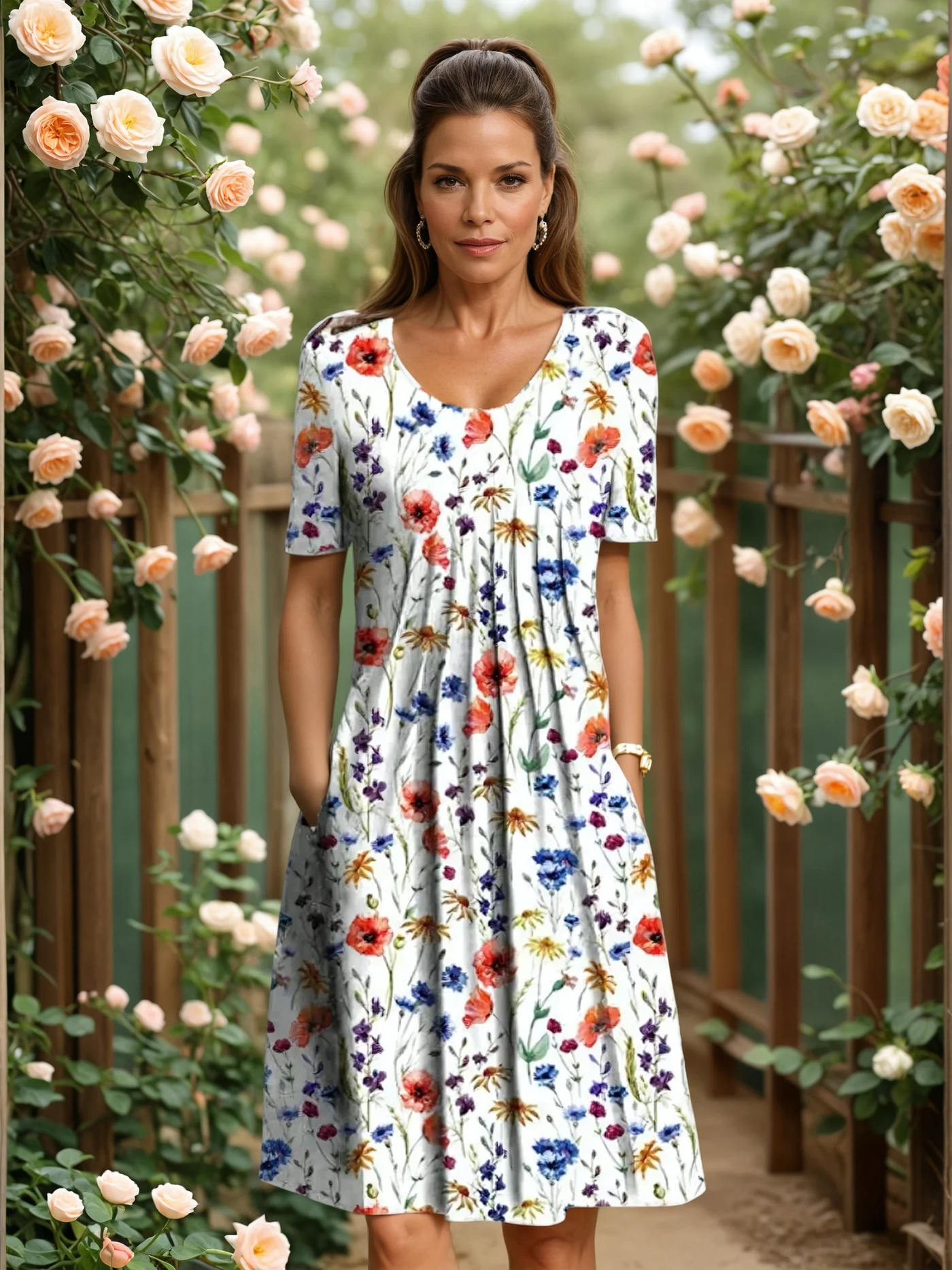 Marga - Elegante Casual Jurk