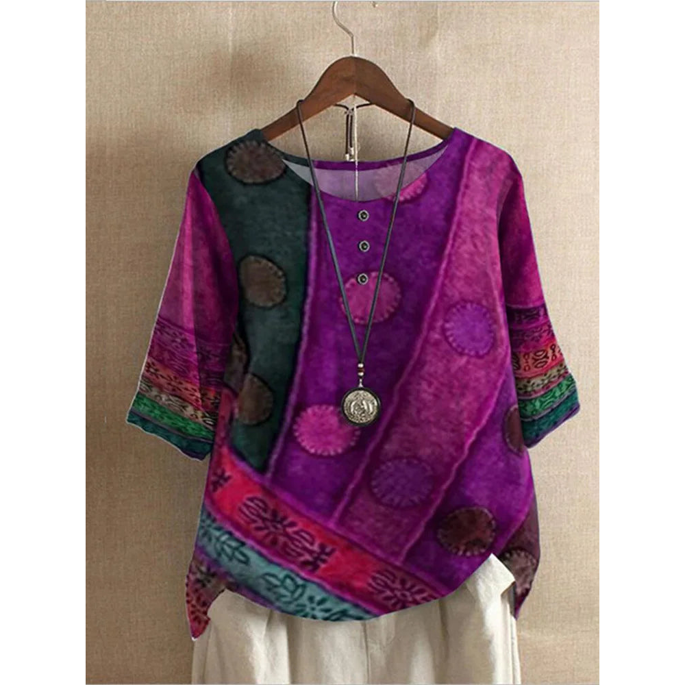 Valarie – Mozaïek Shirt