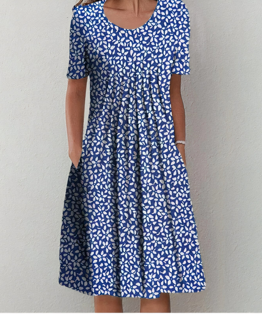 Clementine - Elegante Bloemenjurk