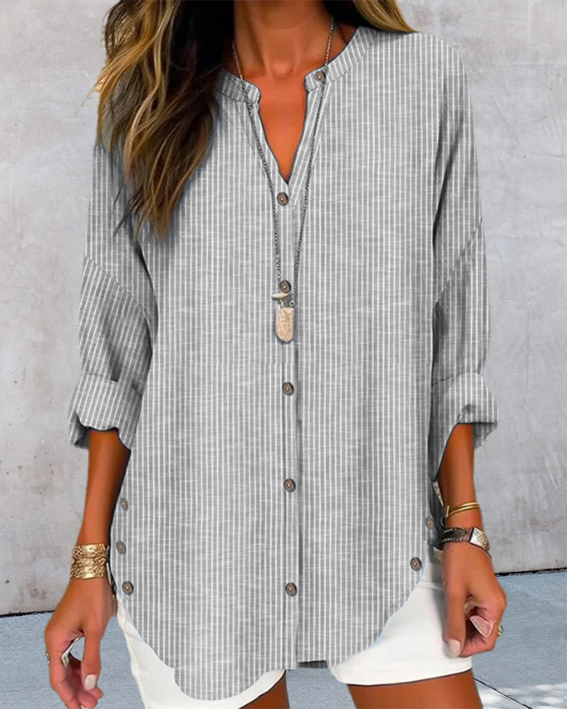 Valerié - Chic Gestreepte Top