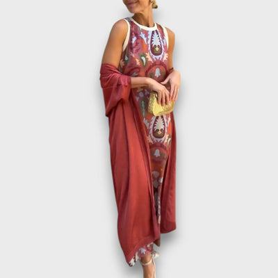 Selviane - Maxi jurk met cardigan