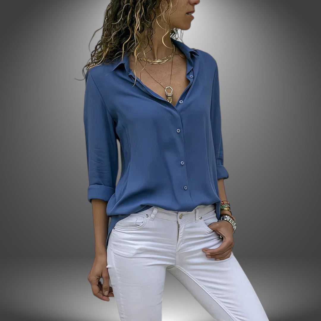 Valeria - Klassieke Blouse met Knopen