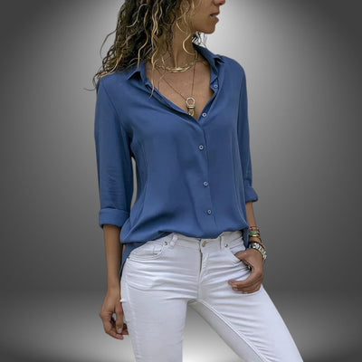 Valeria - Klassieke Blouse met Knopen
