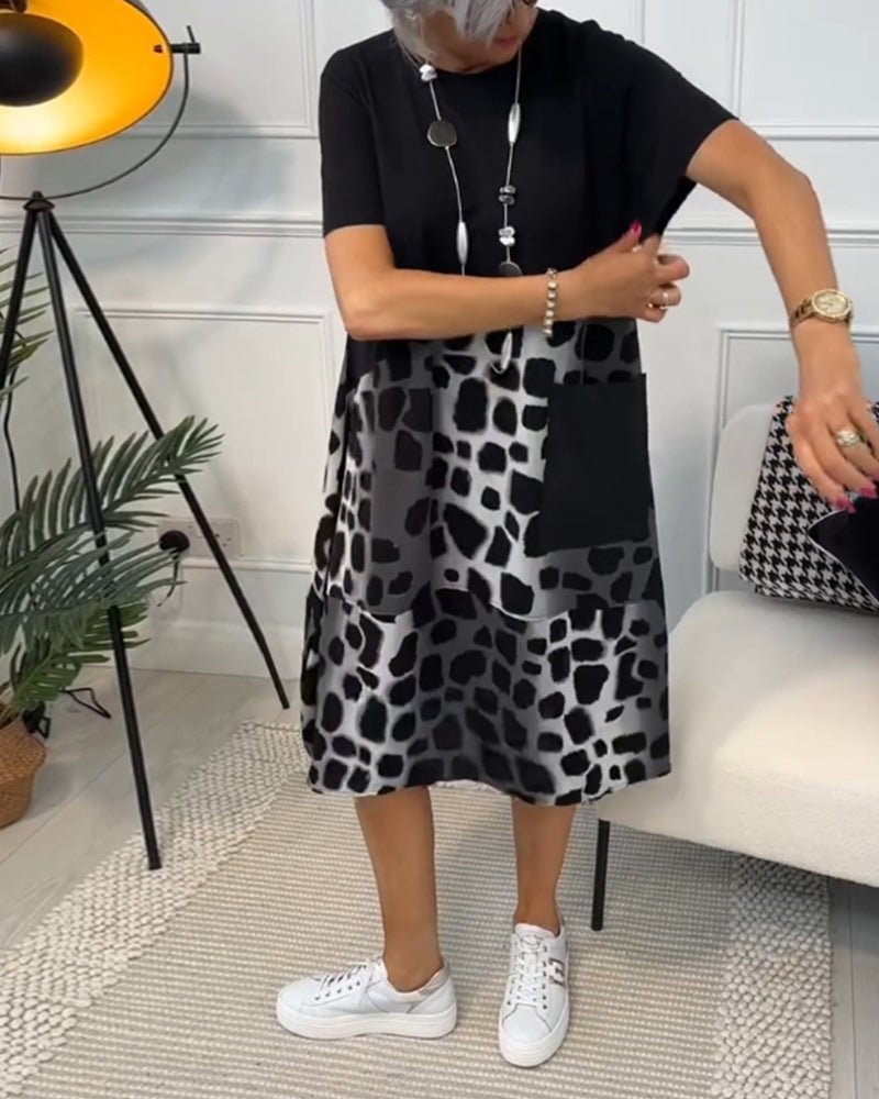 Cassandra - Moeiteloze Elegante Midi-jurk