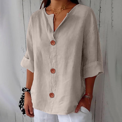 Clara - Casual Linnen Blouse