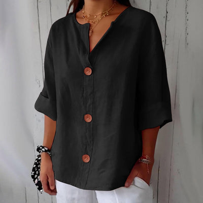Clara - Casual Linnen Blouse