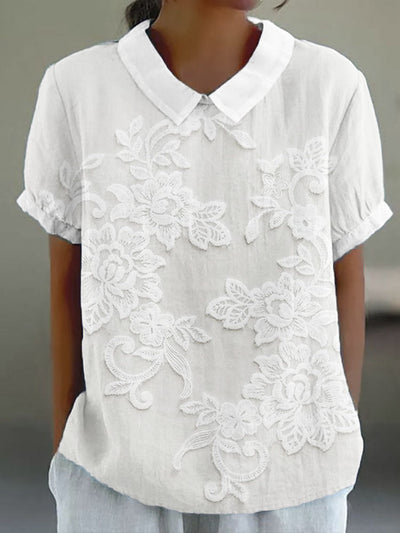 Maylora - Gedessineerde Zomerblouse