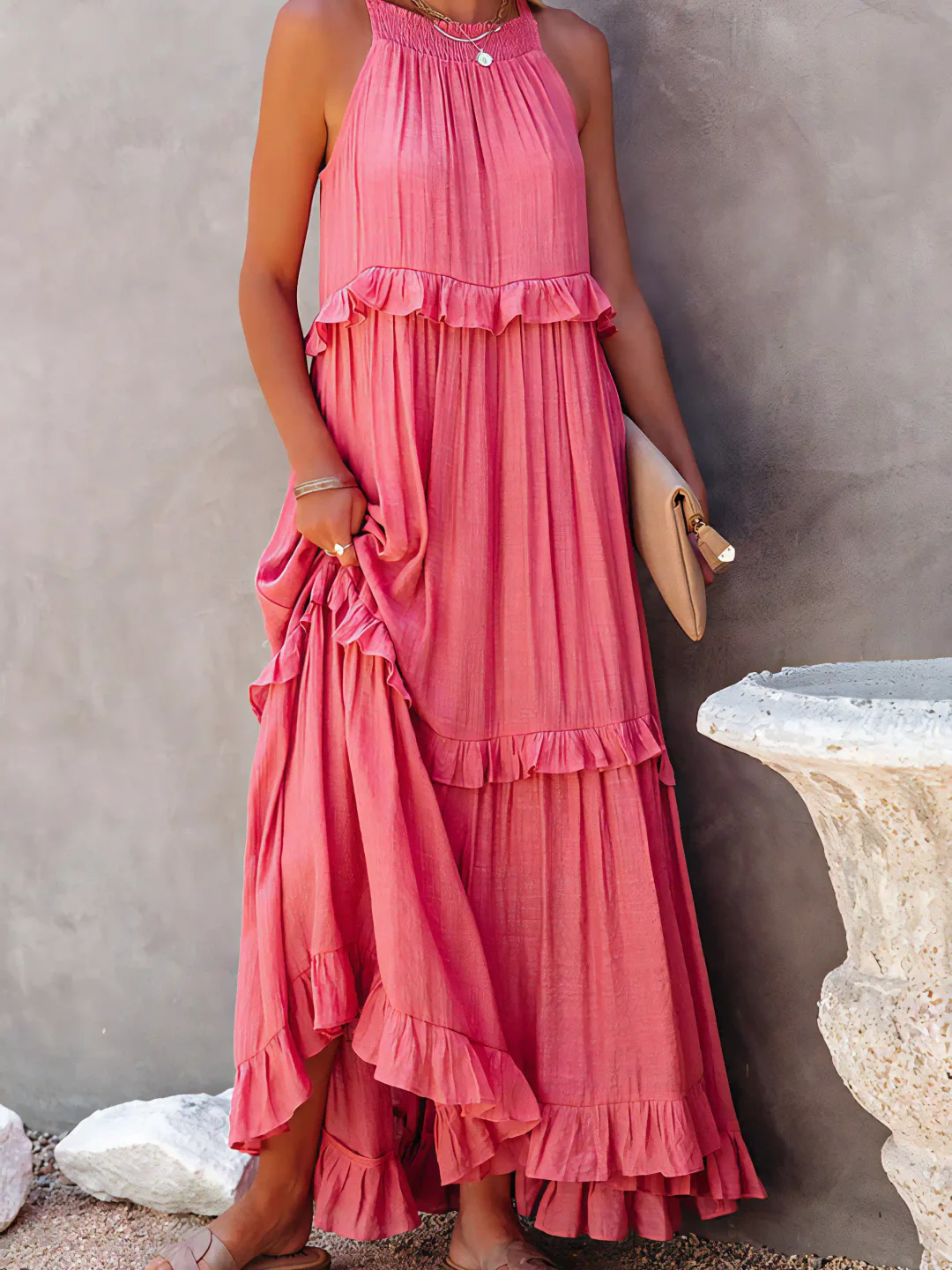 Mabel - Elegante en Lichte Maxi Jurk
