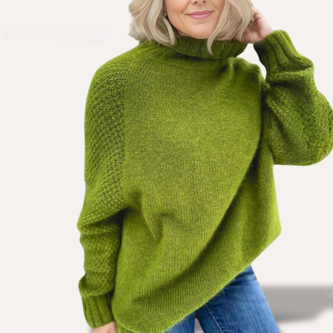 Angela - Effen Groene Coltrui