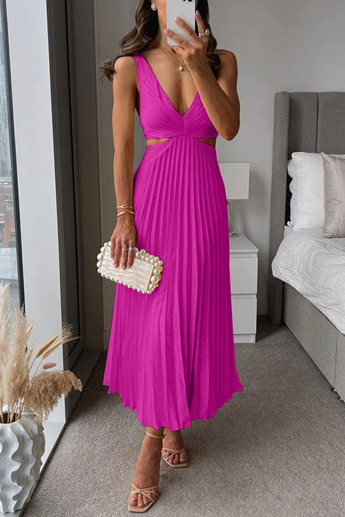 Yasmin - Elegante Plissé Jurk