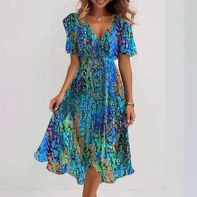 Laine - Elegante Midi Jurk
