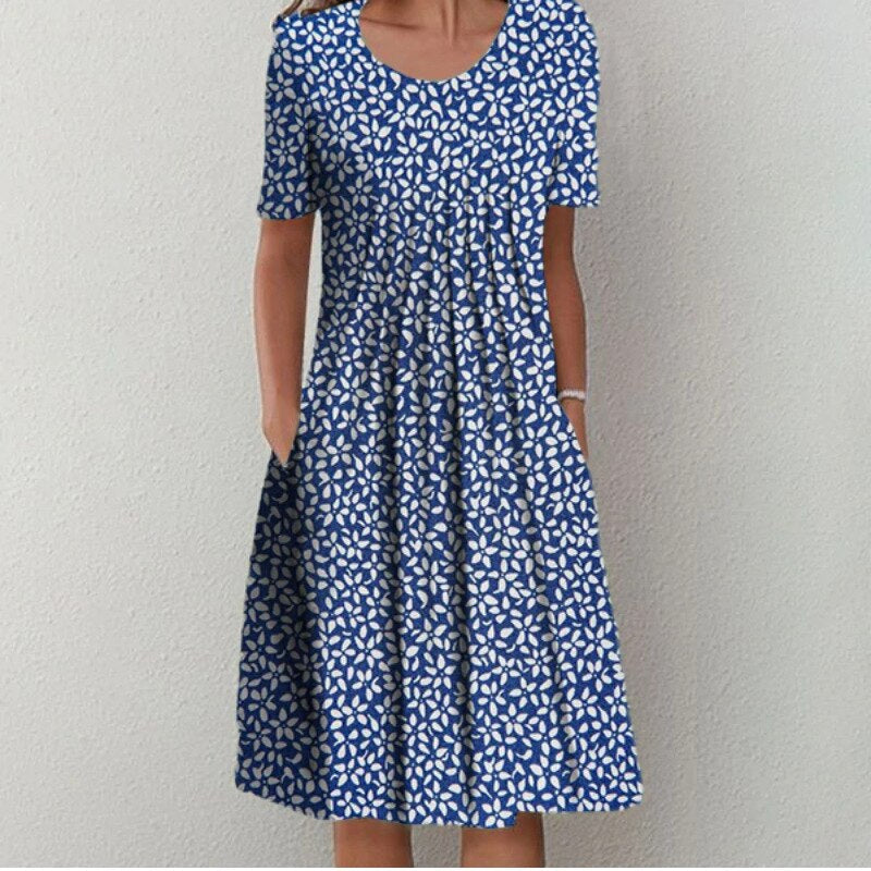 Celeste - Elegante Bloomen Jurk