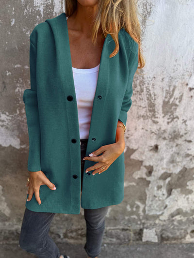 Appolinia - Casual Cardigan met Kap
