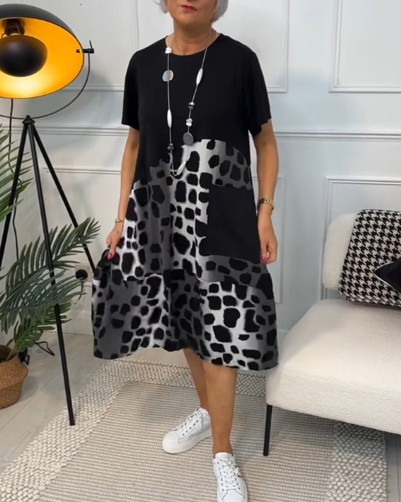 Cassandra - Moeiteloze Elegante Midi-jurk