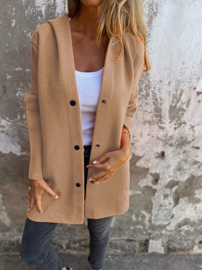 Appolinia - Casual Cardigan met Kap