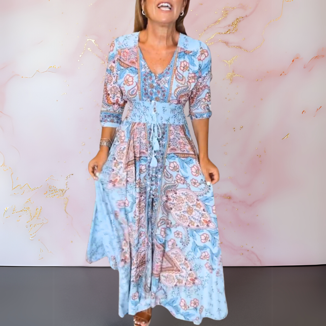Rita - Elegante Maxi Zomerjurk