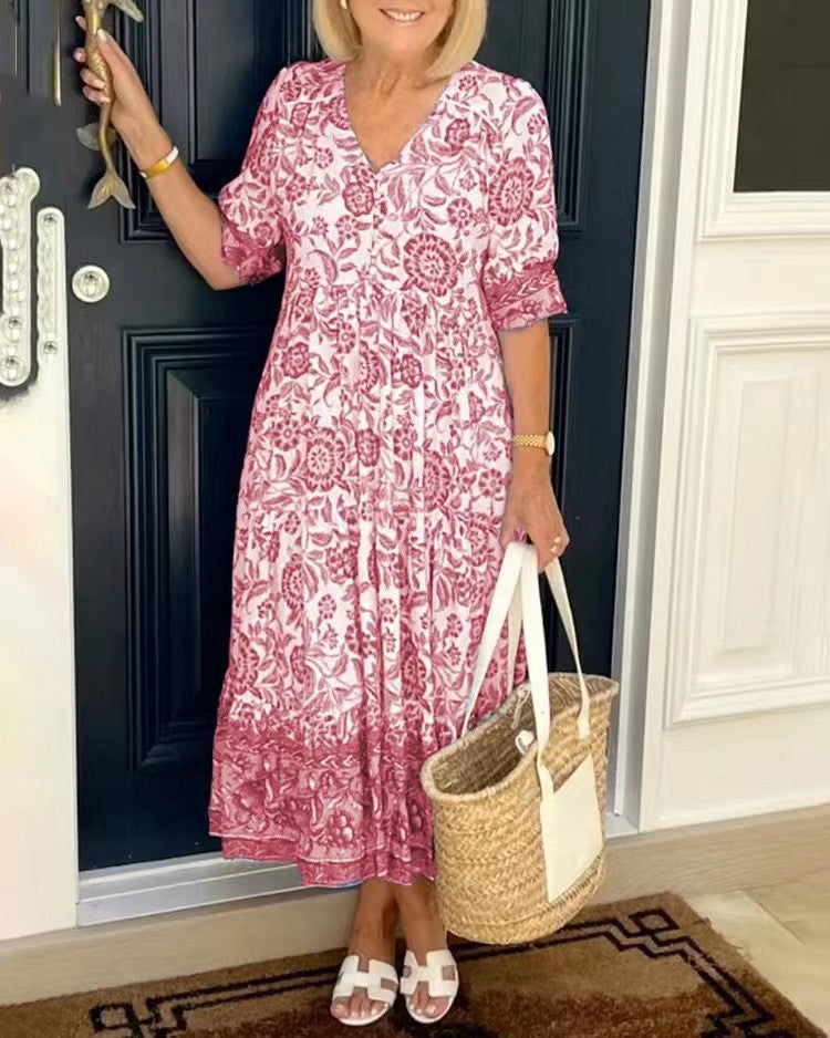 Keisha - Elegante Bloemenmaxi