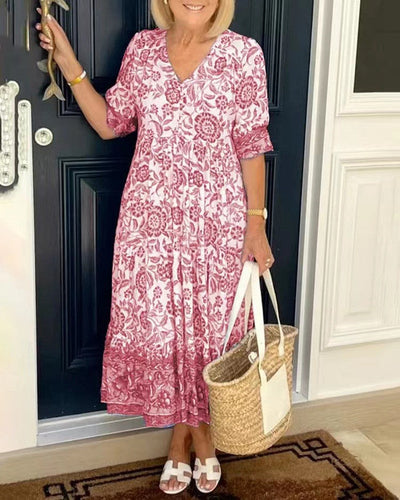 Keisha - Elegante Bloemenmaxi