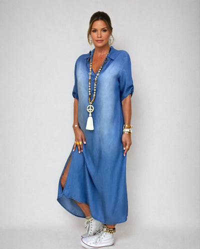 Lea - Casual Denim Jurk