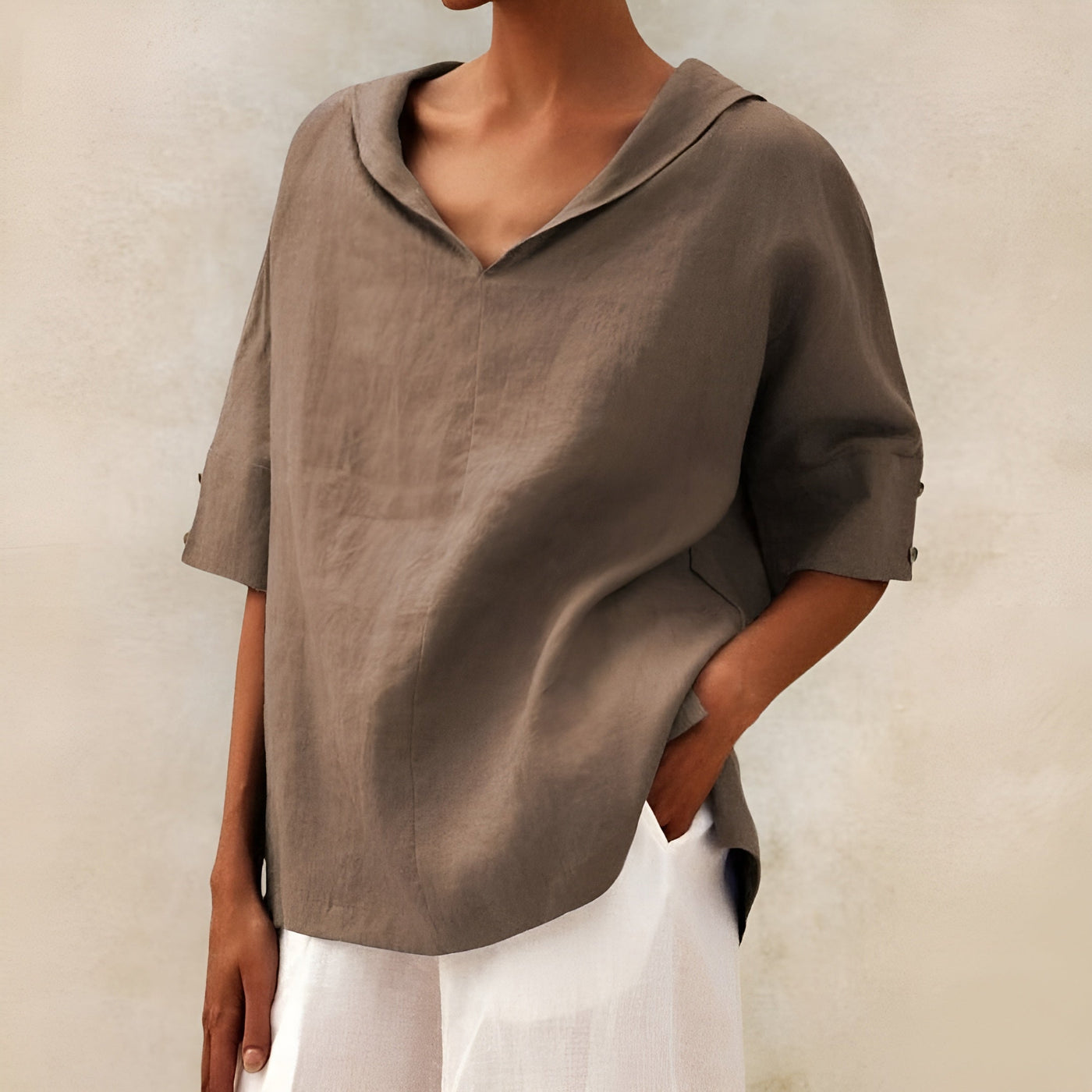 Lyndzi - Elegante Lichte Blouse